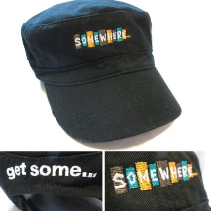 SW Get Some Logo Messenger Hat – $40