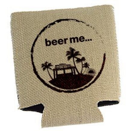 SW Icon Burlap Koozie – $18